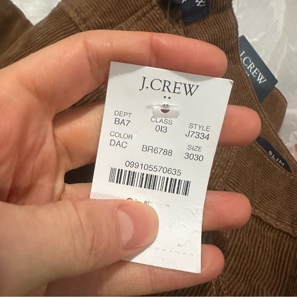 J crew dark acorn Slim-fit flex corduroy pant - Picture 5 of 5